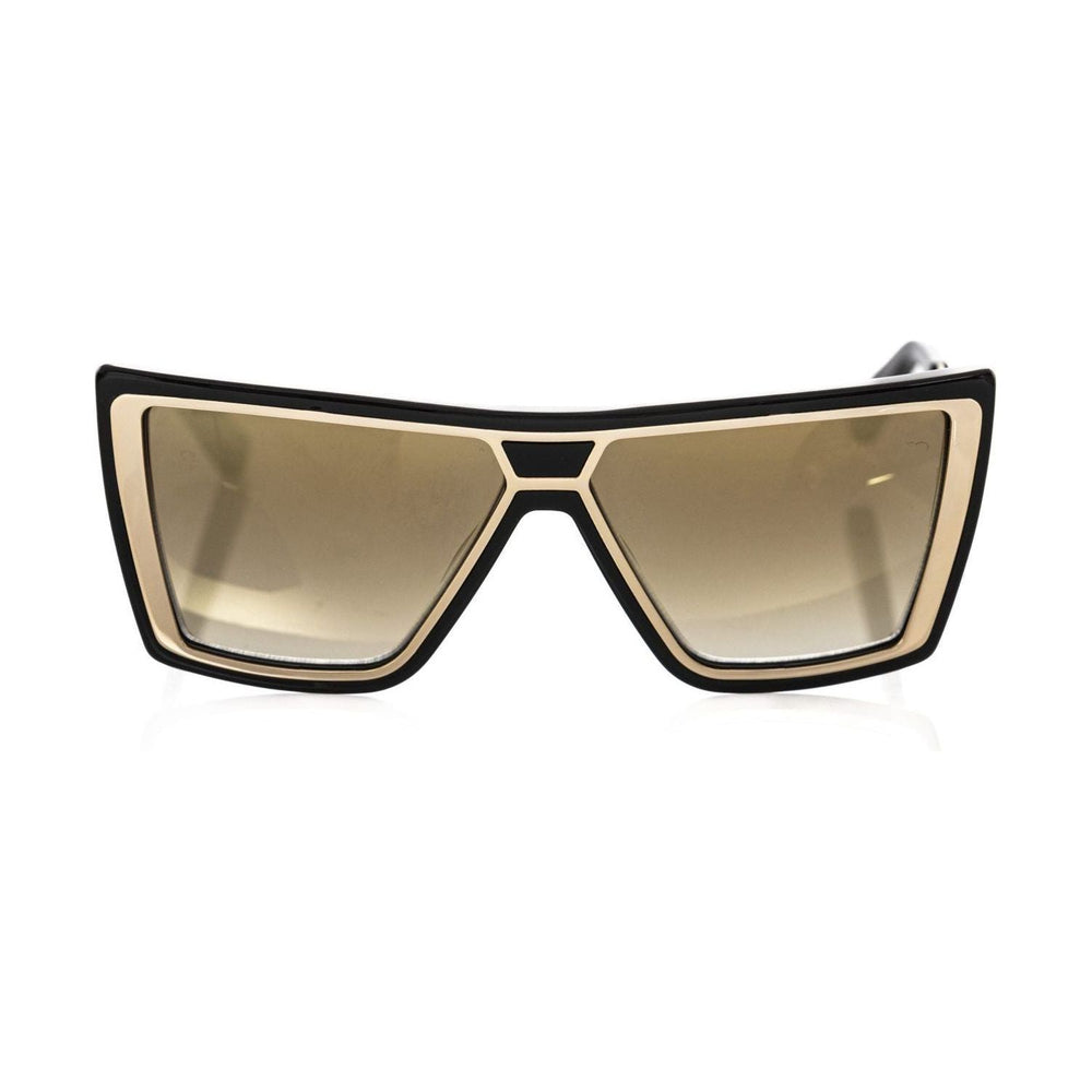 Frankie Morello Black Acetate Women's Sunglass FR-22069