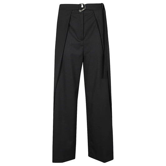 Erika Cavallini Semi-Couture Trousers Black P4SH06Y69-0