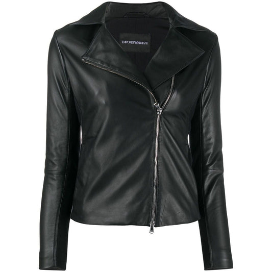 Emporio Armani zipped biker jacket 0NB10P02P15999-P25