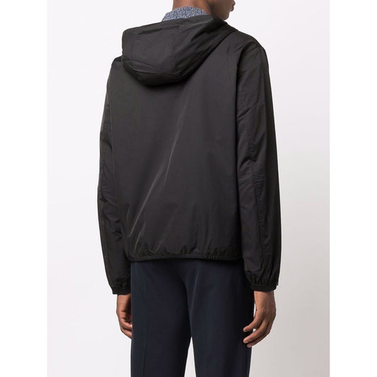 Emporio Armani water-repellent hooded jacket 8N1BQ01NZQZ0999-P25
