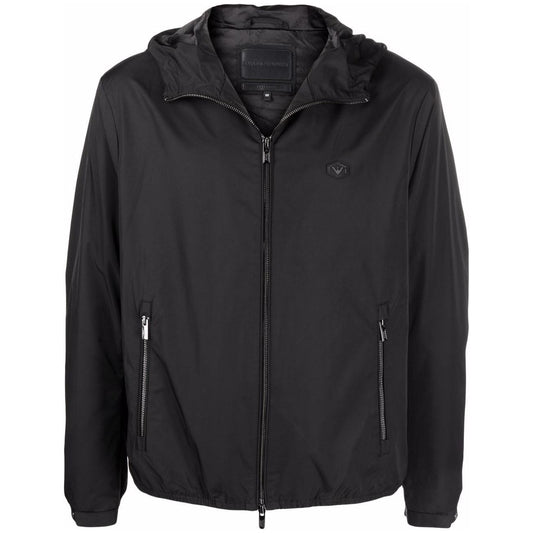 Emporio Armani water-repellent hooded jacket 8N1BQ01NZQZ0999-P25