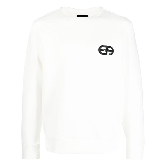 Emporio Armani Double-jersey sweatshirt with embossed embroidered EA logo 8N1ML71JHSZ0101-P25