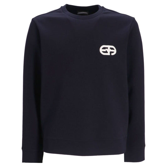 Emporio Armani Double-jersey sweatshirt with embossed embroidered EA logo 8N1ML71JHSZ0920-P25