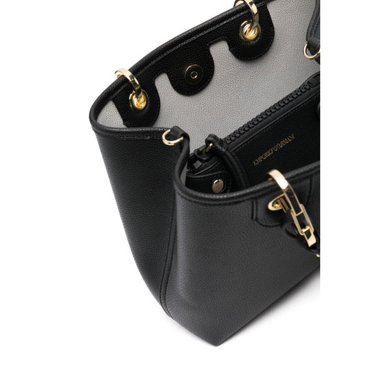 Emporio Armani embossed logo handbag