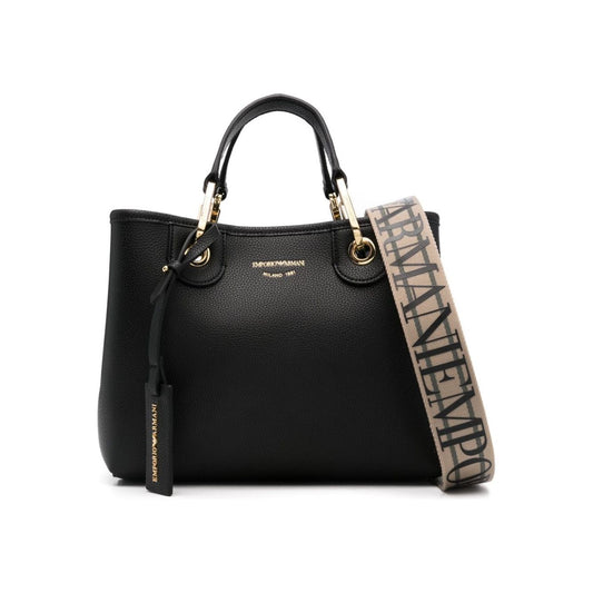 Emporio Armani embossed logo handbag