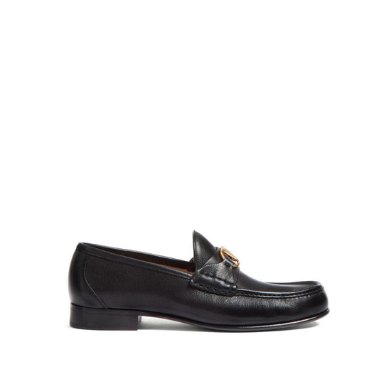 Valentino Garavani Vlogo Signature Moccasin In Buffalo