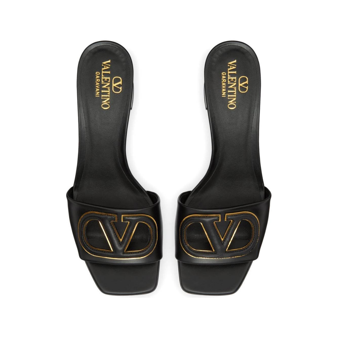 Valentino Garavani 60mm VLogo Signature leather sandals