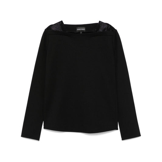 Emporio Armani crystal-embellished sweatshirt EW001027AF12911UC001-P25