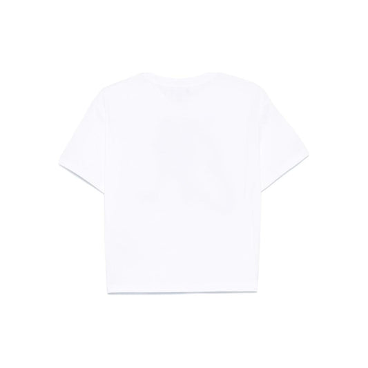 Emporio Armani Cotton jersey T-shirt with maxi lurex logo EW001523AF12573U0002-P25