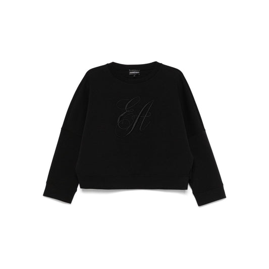 Emporio Armani Double jersey sweatshirt with logo embroidery EW000482AF10002UC001-P25