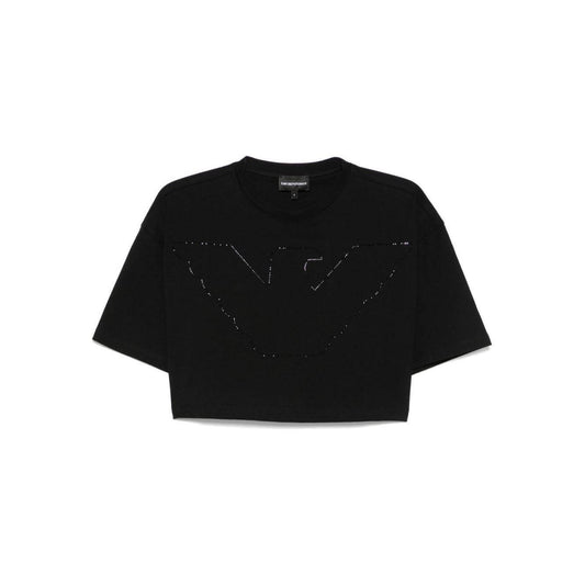 Emporio Armani crewneck crop top