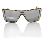 Frankie Morello Black Acetate Women's Sunglass Frankie Morello Light Gray