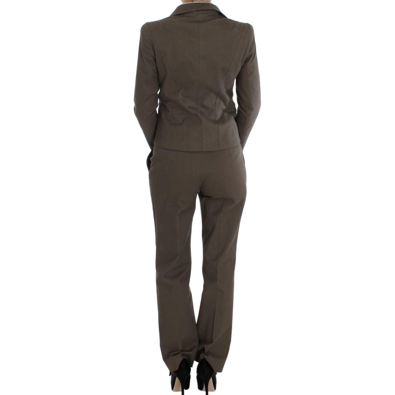 BENCIVENGA Beige Wool Cotton Suit BENCIVENGA