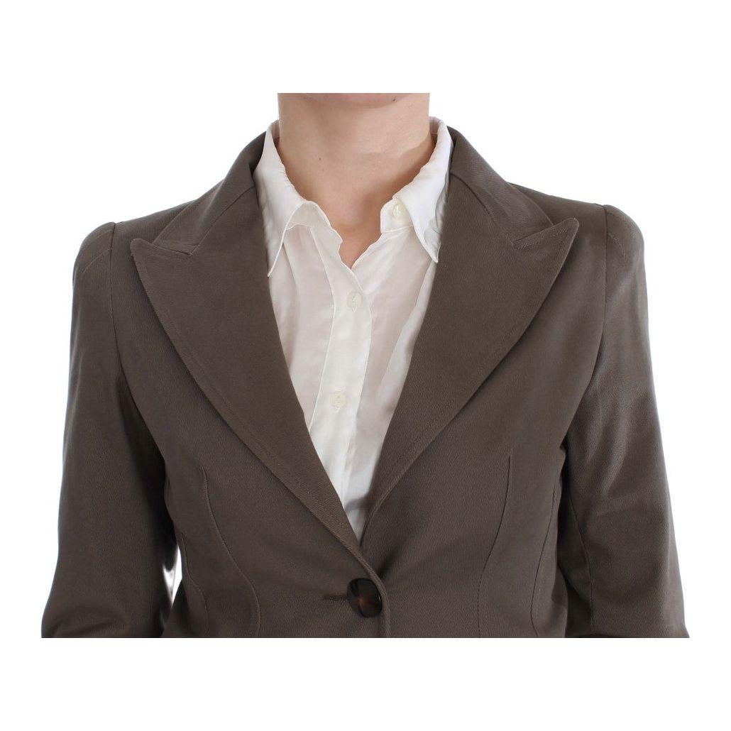 BENCIVENGA Beige Wool Cotton Suit BENCIVENGA