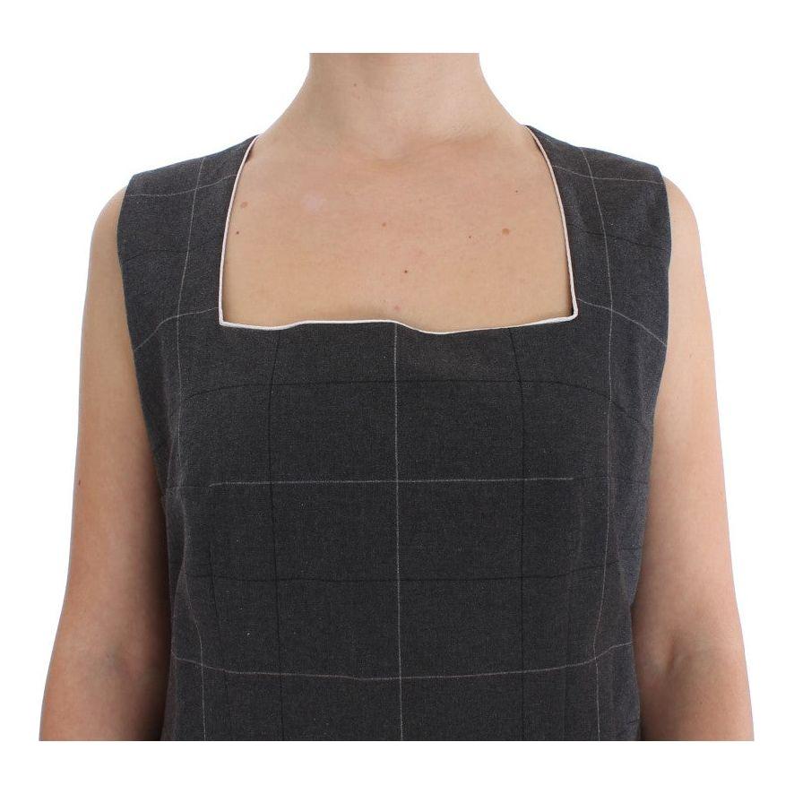 BENCIVENGA Gray Stretch Sheath Dress Suit Set BENCIVENGA