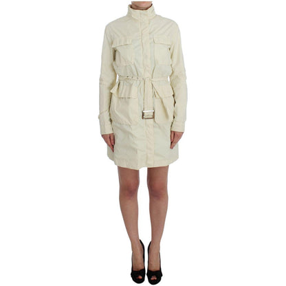 P.A.R.O.S.H. Beige Weather Proof Trench Jacket Coat P.A.R.O.S.H.