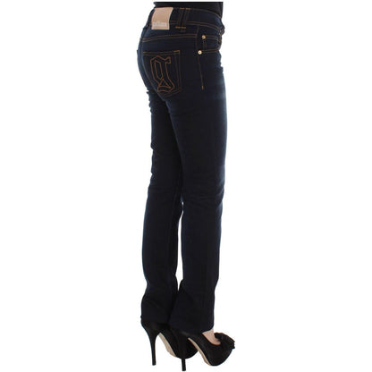 John Galliano Blue Wash Cotton Slim Fit Jeans