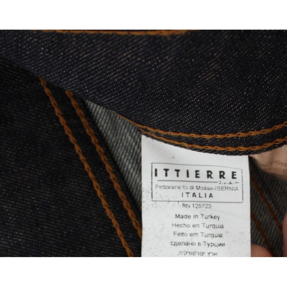 John Galliano Blue Wash Cotton Blend Slim Fit Bootcut Jeans SIG30194-6