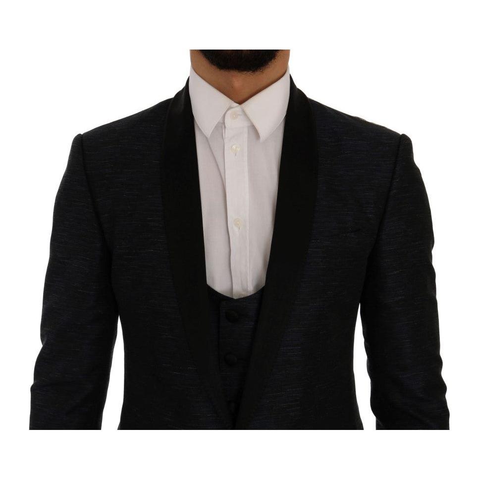 Dolce & Gabbana Blue MARTINI Slim 2 Piece Blazer