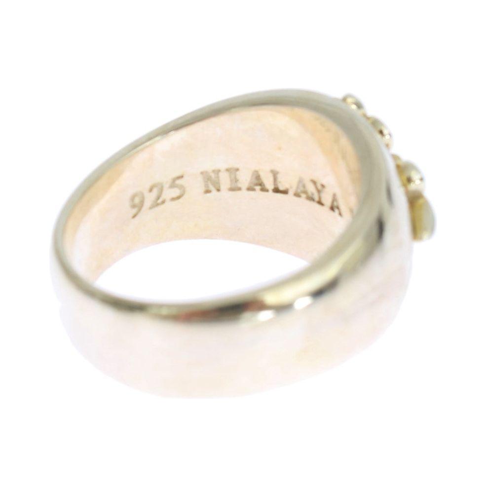 Nialaya Silver Crest 925 Sterling Ring Nialaya