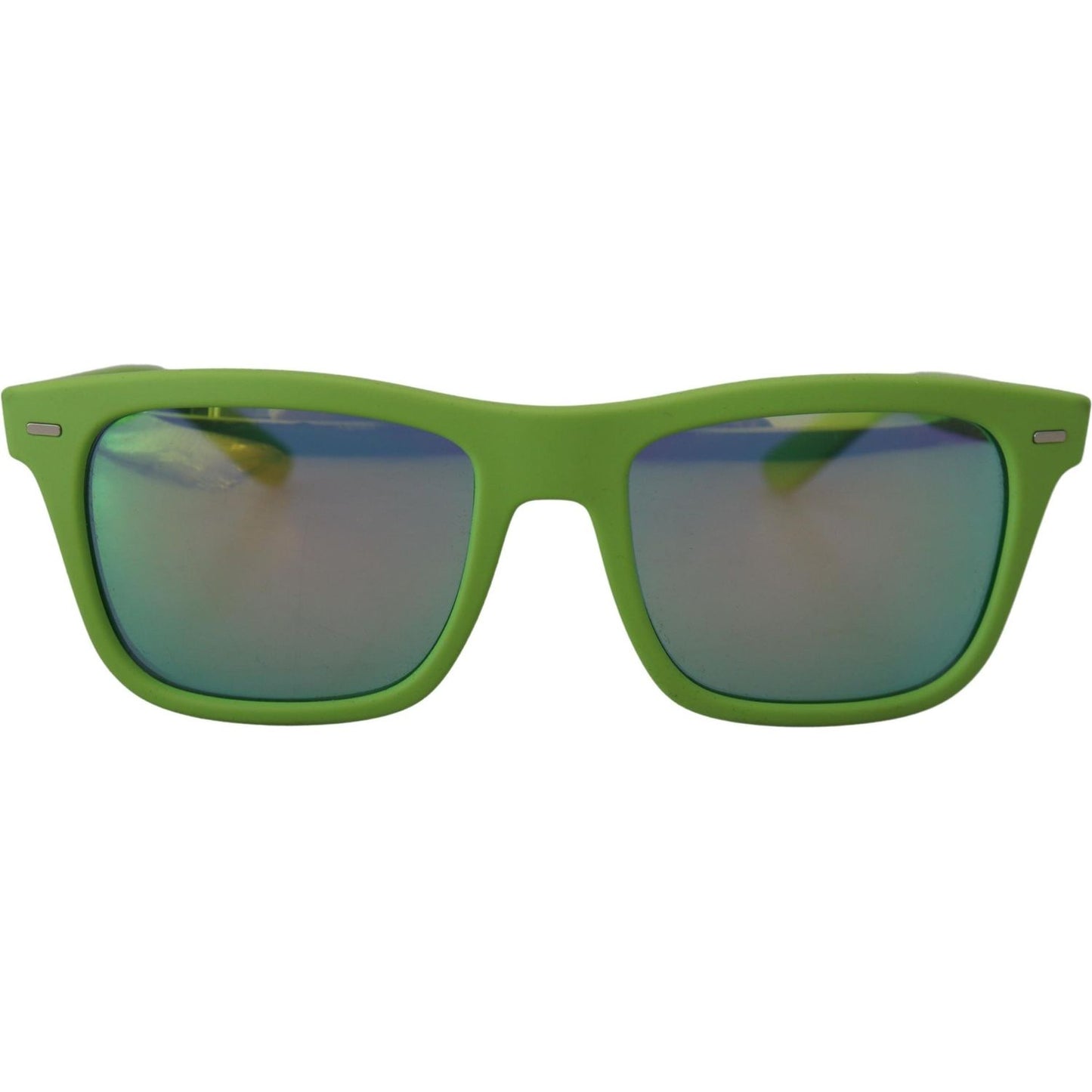 Dolce & Gabbana Green Rubber Full Rim Frame Shades DG6095 Acid Sunglasses Dolce & Gabbana