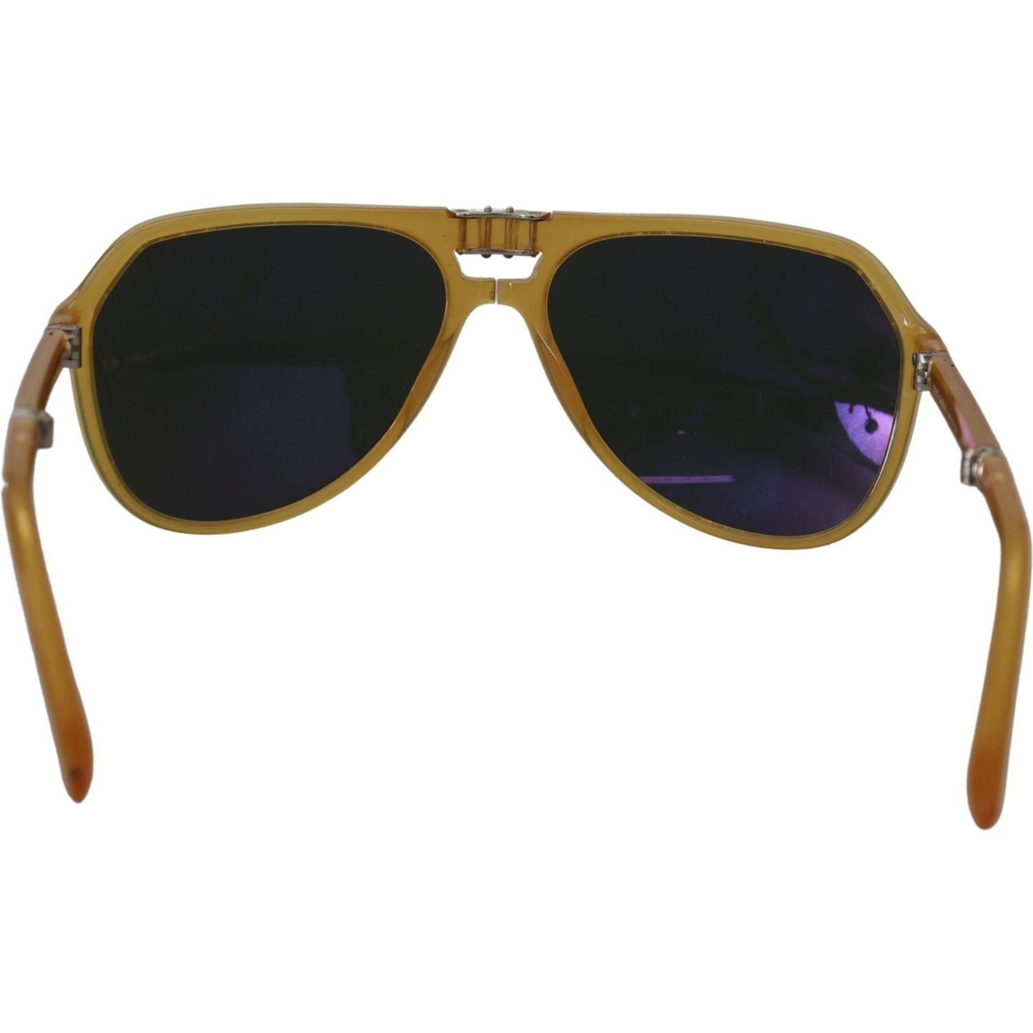 Dolce & Gabbana Yellow Acetate Black Lens Aviator DG4196 Sunglasses