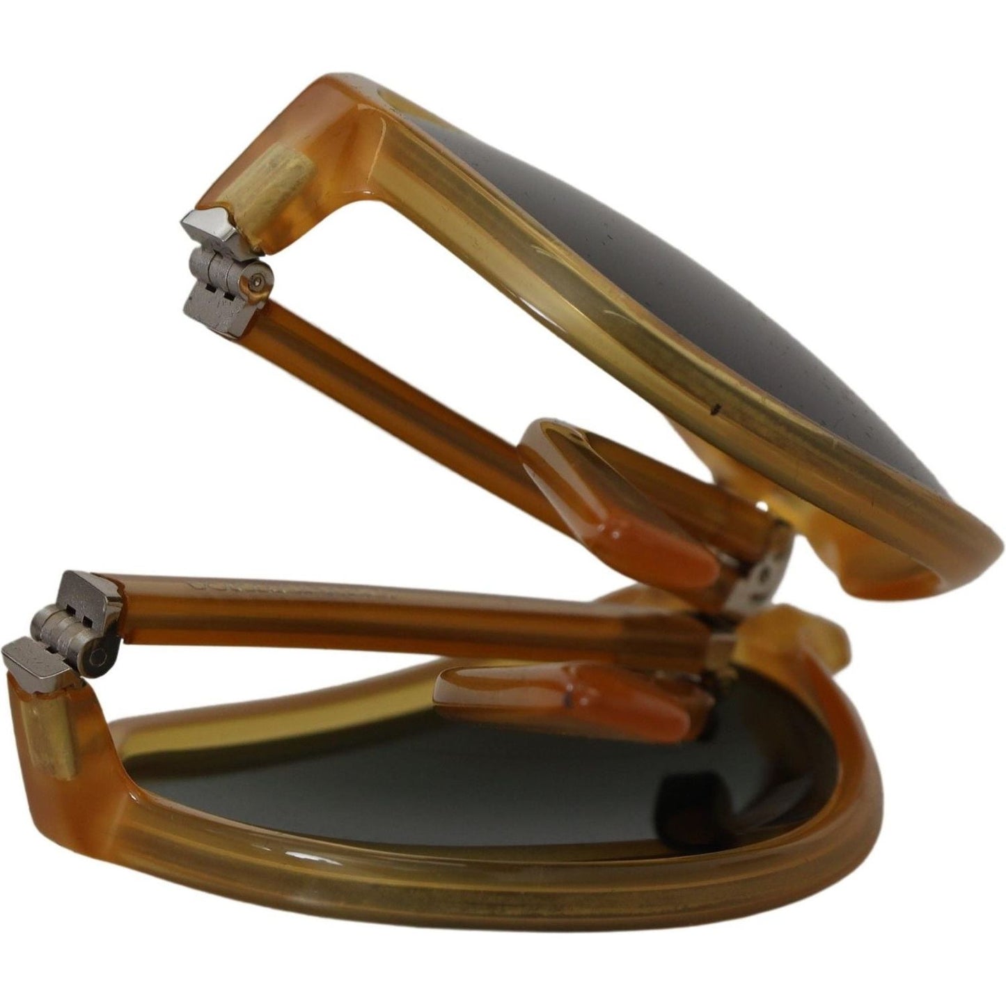 Dolce & Gabbana Yellow Acetate Black Lens Aviator DG4196 Sunglasses Dolce & Gabbana