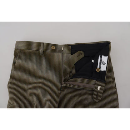 BENCIVENGA Multicolor Striped Pure Cotton Men Pants BENCIVENGA