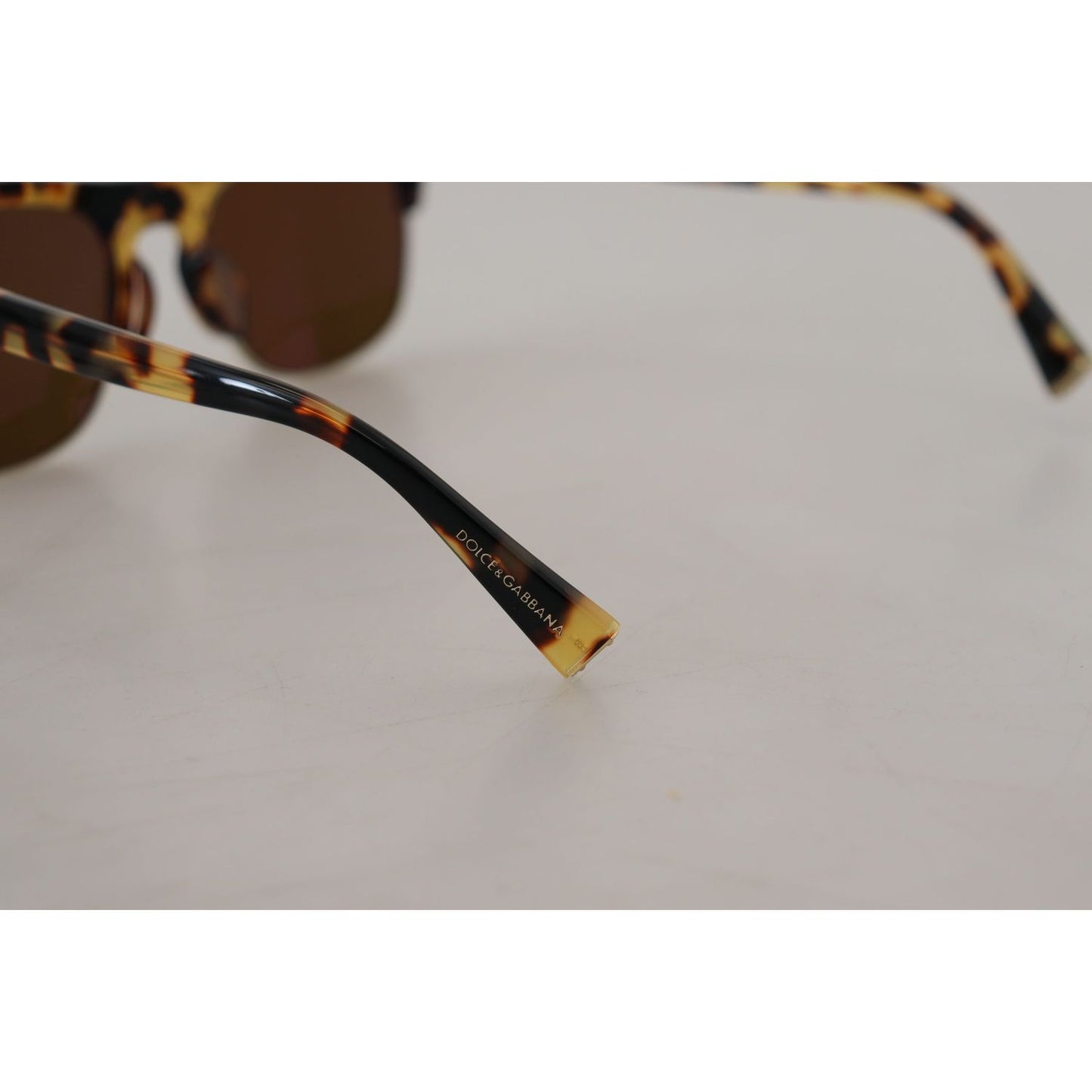 Dolce & Gabbana Brown Gold Acetate Havana DG430A Sunglasses Dolce & Gabbana