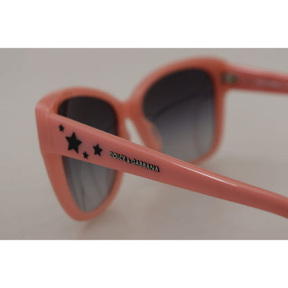 Dolce & Gabbana Pink Acetate Frame Stars Embellishment DG4124 Sunglasses Dolce & Gabbana