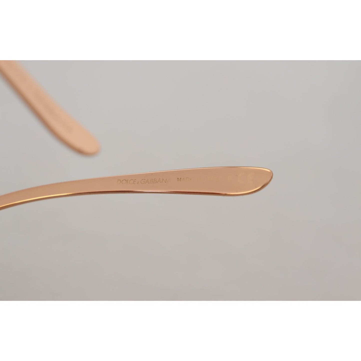 Dolce & Gabbana Pink Gold Rose Sequin Embroidery DG2202 Sunglasses Dolce & Gabbana