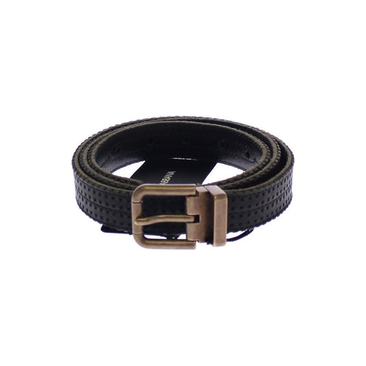 Dolce & Gabbana Blue Leather Logo Belt 1728,40% Cotton,67345645728,95 cm / 38 Inches,Accessories,Belts - Accessories,Belts - Men - Accessories,Blue,Dolce & Gabbana,Material: 60% Leather,Men,Men - Accessories,New with tags,Regular Belts - Belts - Accessori