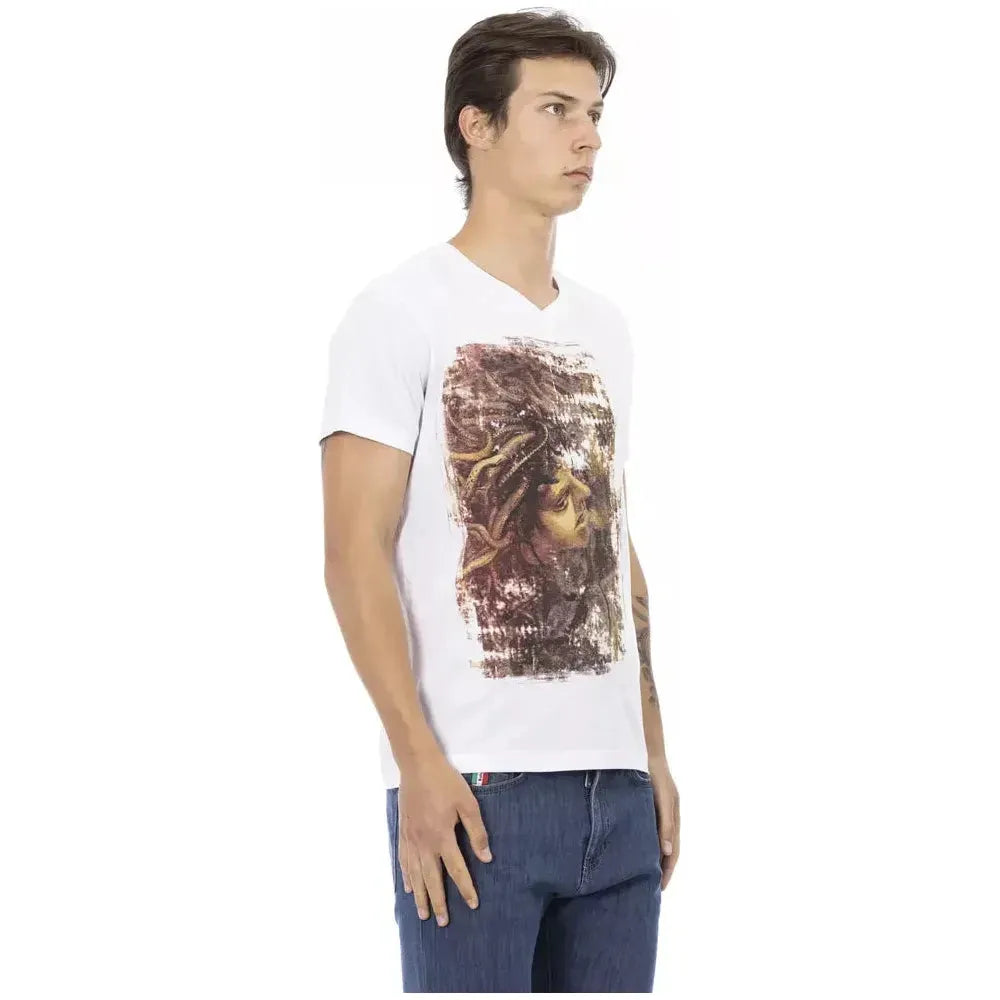 Trussardi Action White Cotton Men's T-Shirt