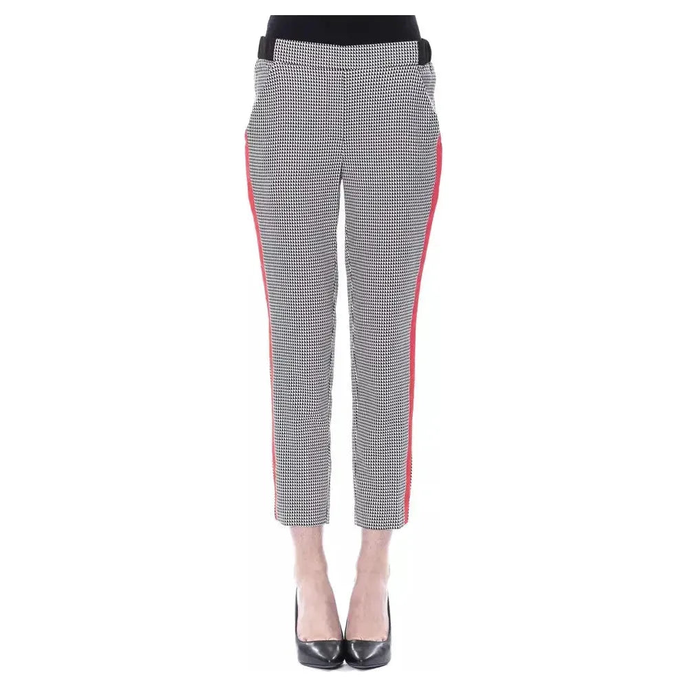 BYBLOS Black Viscose Women Pant