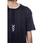 Nicolo Tonetto Blue Cotton Men T-Shirt NI-12954-XS