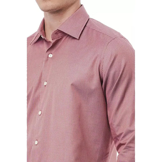 Bagutta Red Cotton Men Shirt BA-21397-M