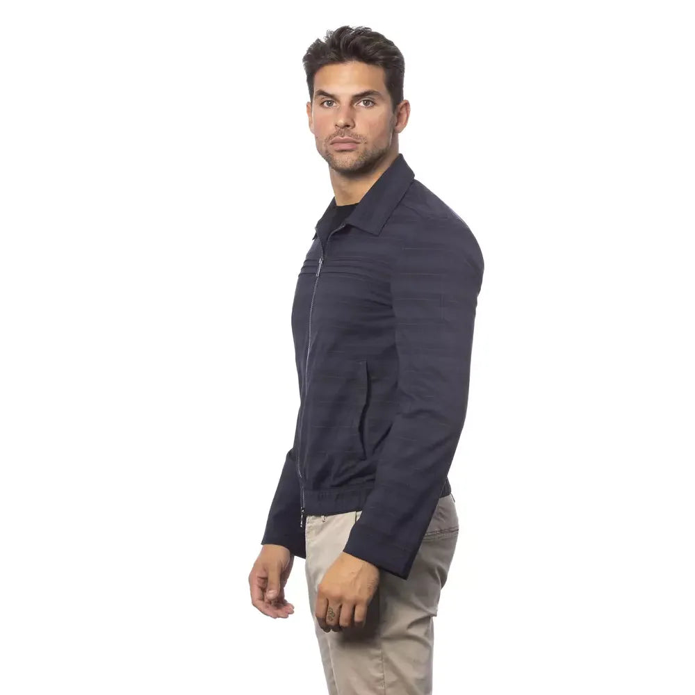 Verri Blue Wool Light Jacket