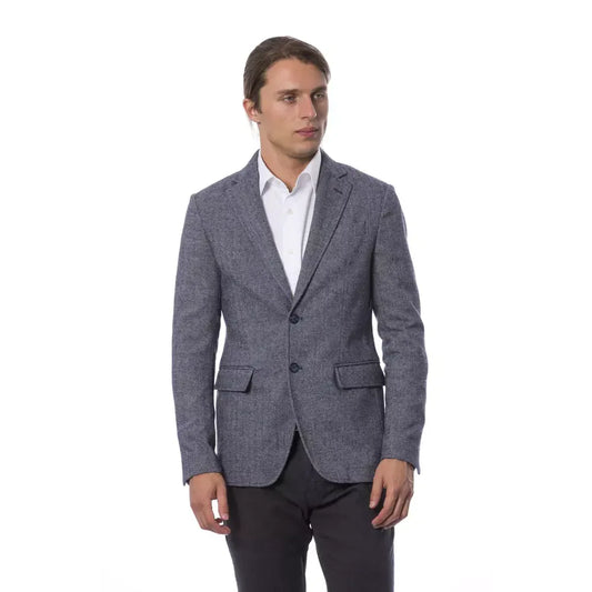 Verri Blue Polyester Blazer