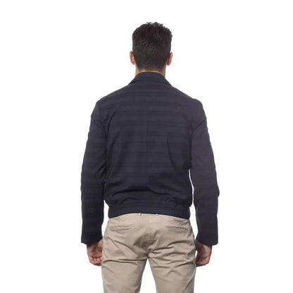 Verri Blue Wool Light Jacket