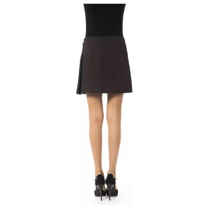 BYBLOS Brown Polyester Women Skirt BYBLOS