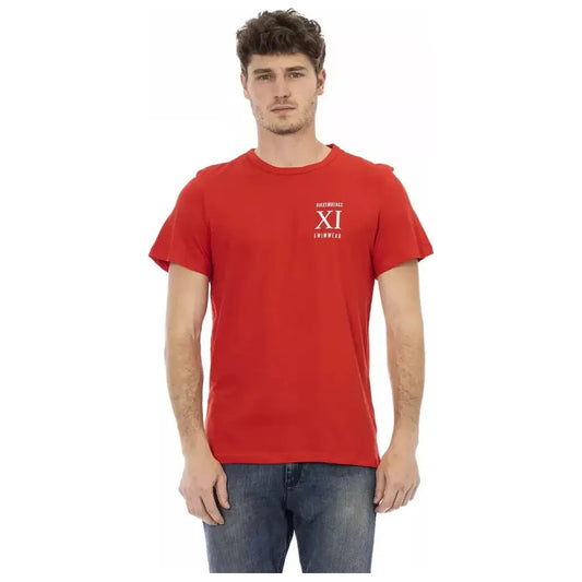Bikkembergs Red Cotton Men T-Shirt BI-22065-S