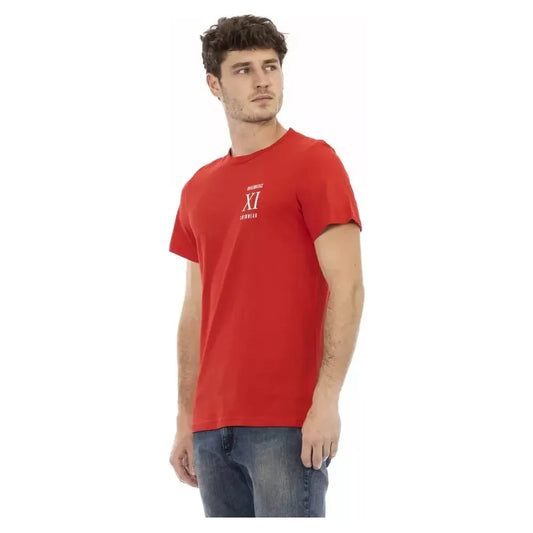 Bikkembergs Red Cotton Men T-Shirt BI-22065-S