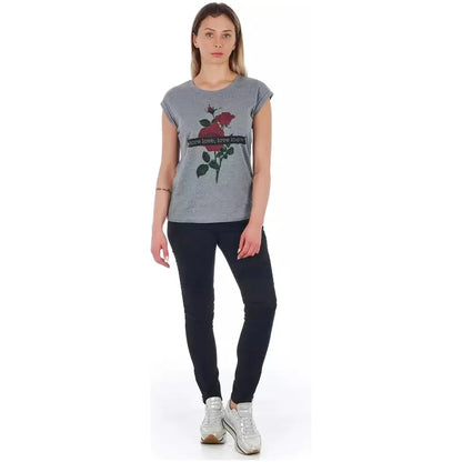 Frankie Morello Black Cotton Women Jeans