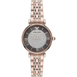 Emporio Armani Elegant Rose Gold-Tone Ladies Watch Emporio Armani Dark Slate Gray
