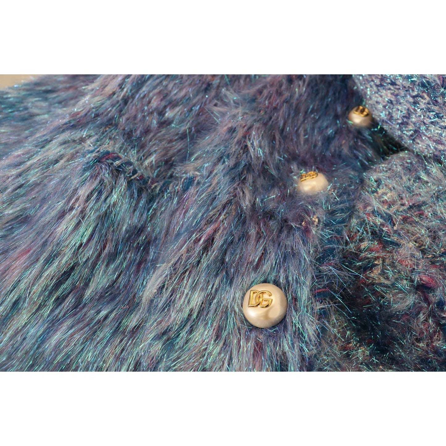 Dolce & Gabbana Multicolor Polyester Fringes Coat Jacket 1728,36% Nylon,4% Wool,5% Virgin Wool,6% Mohair,6% Viscose,67345645728,Clothing,Coats - Jackets & Coats - Clothing,Dolce & Gabbana,IT38 | XS,IT40|S,IT42|M,IT44|L,IT46|XL,Jackets & Coats - Clothing,J