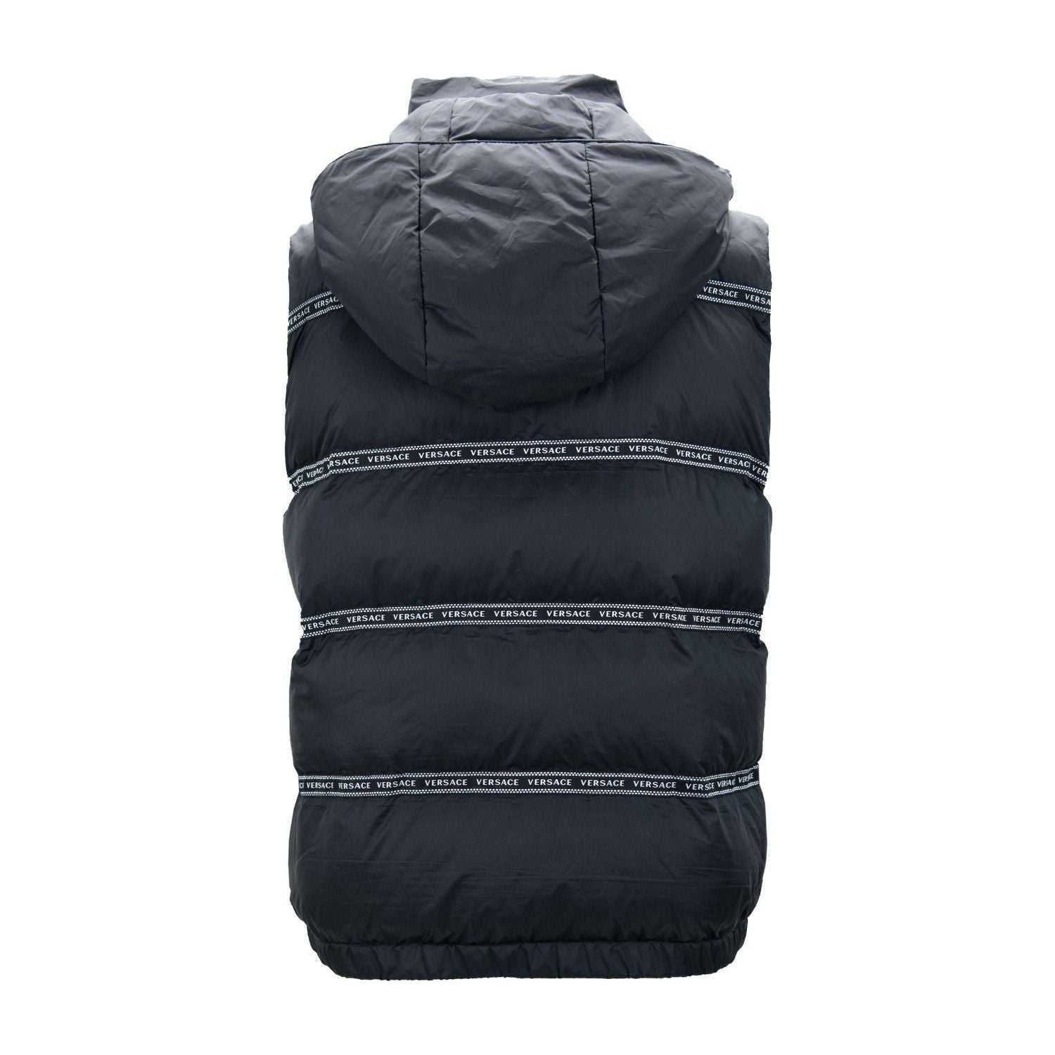 Versace Black Polyester Vest