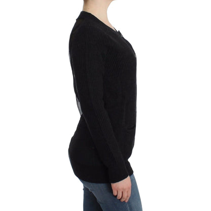 John Galliano Black wool cardigan John Galliano