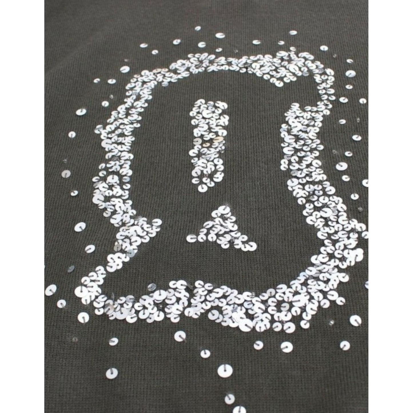 John Galliano Green wool turtleneck sweater John Galliano