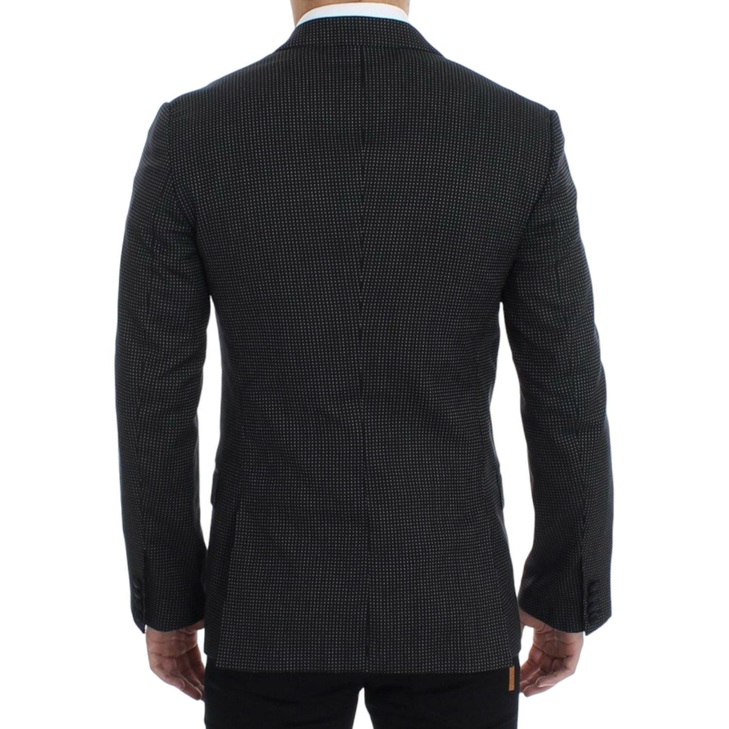 Dolce & Gabbana Black wool slim MARTINI blazer