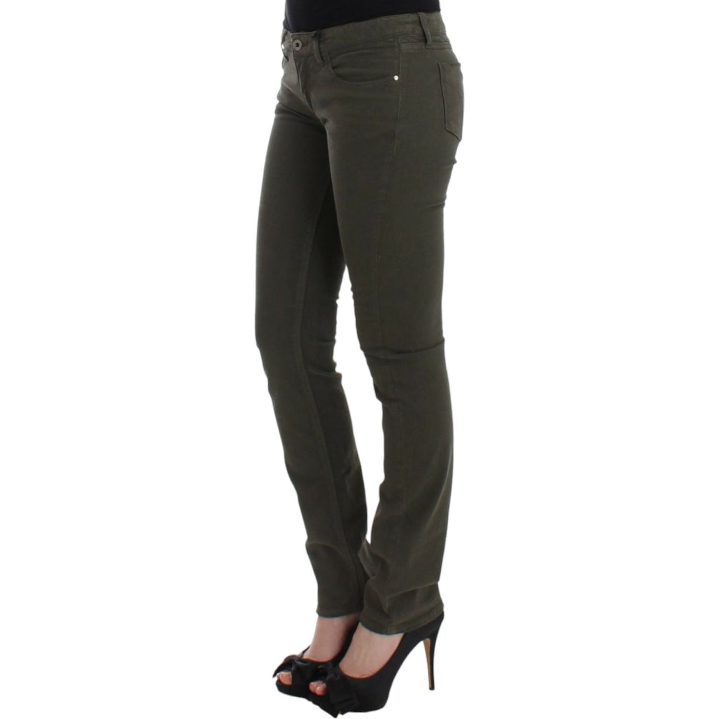 Costume National Green slim leg jeans